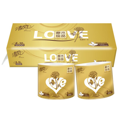 清风 B20AGJ3四层金装卷筒卫生纸-200克